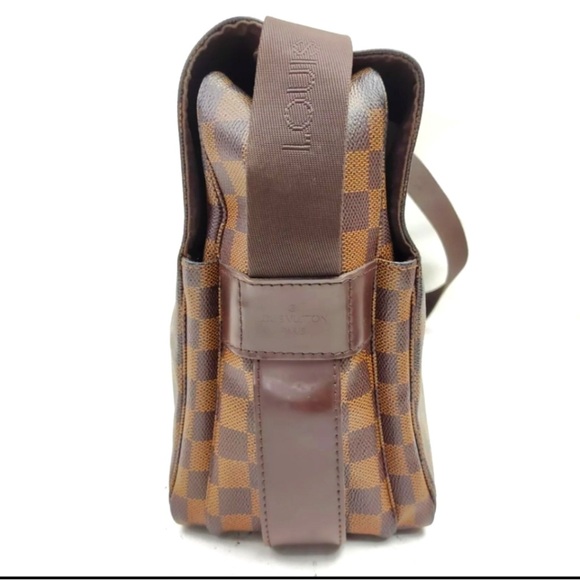 Lovis Vuitton LV Crossbody Bag - Naviglio Brown Damier - Picture 3 of 9